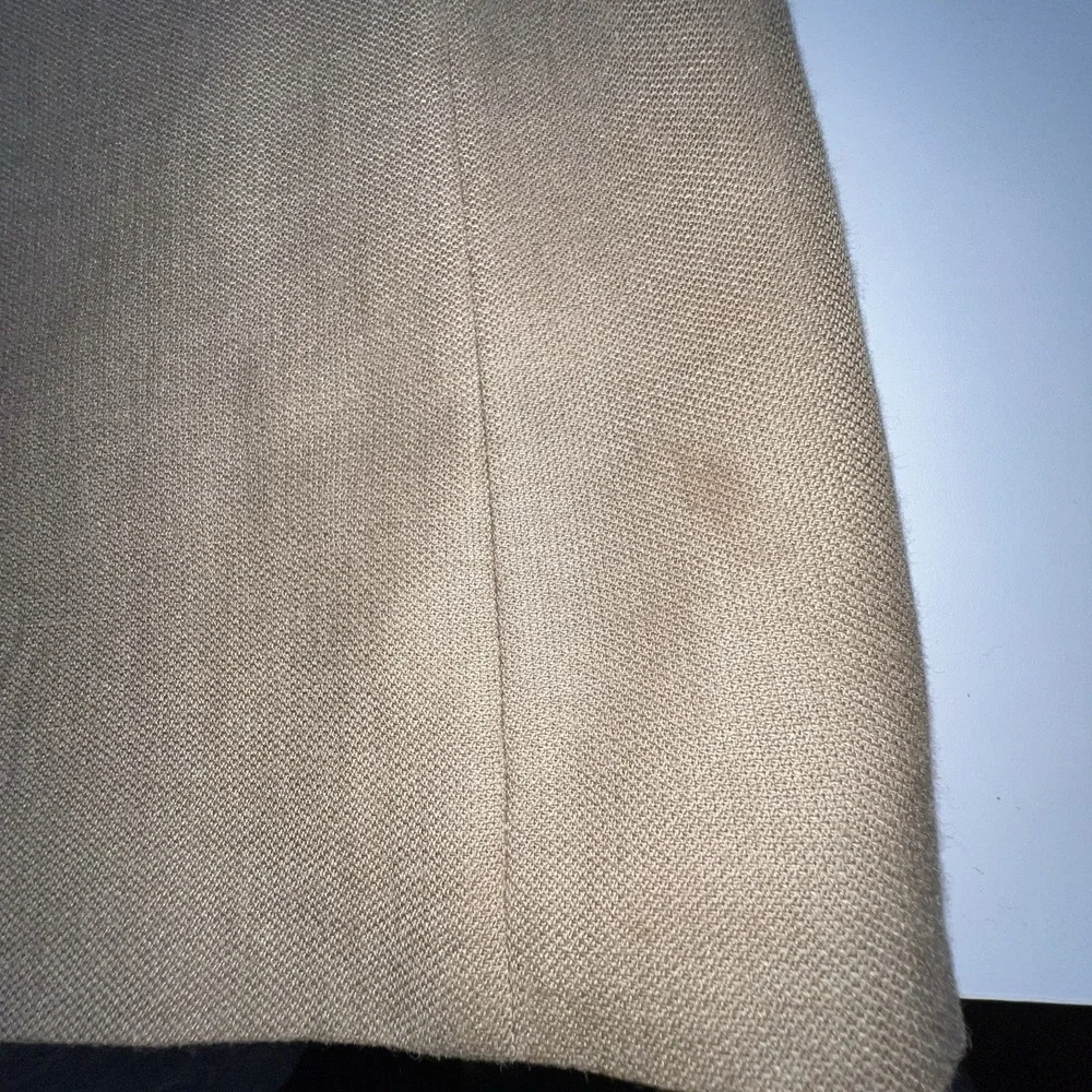 Meeting Street Men's Tan Silk and Wool Blend Tan Blazer 46L